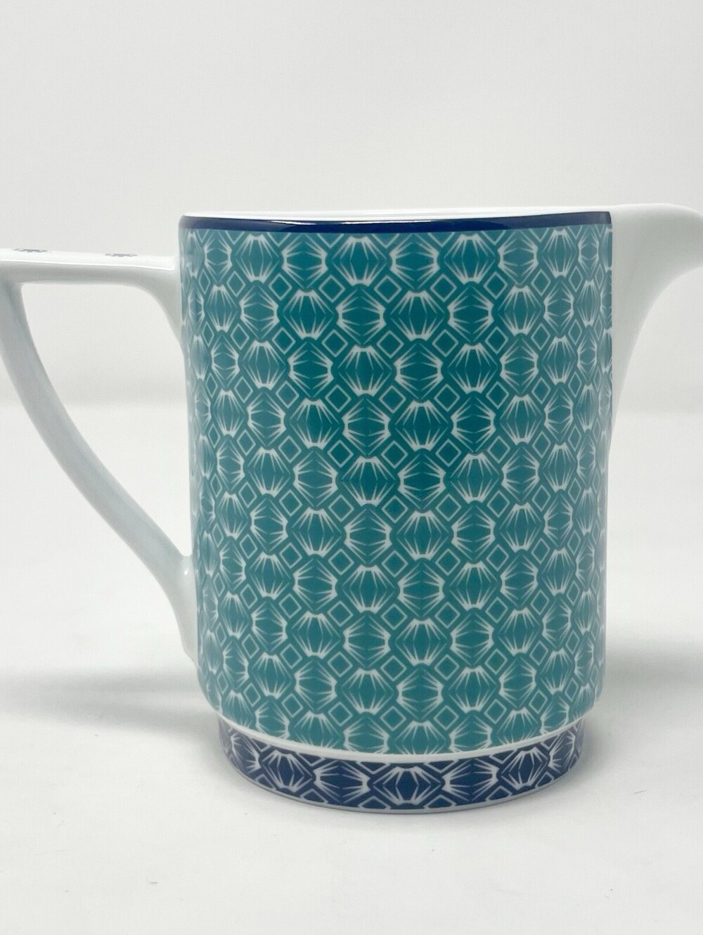 NEW Ted Baker for Portmeirion Porcelain Langdon Blue Teal White Pot A Crème
